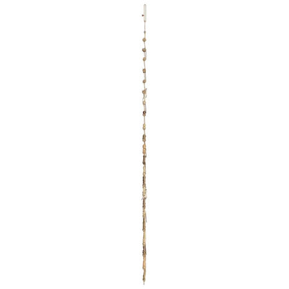 Christmas Tree with 130 LEDs Natural 210 cm Solid Ash wood