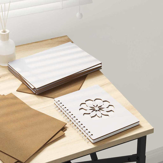 Decor Panels 12 pcs White 15 x 21 x 0.3 cm Engineered wood