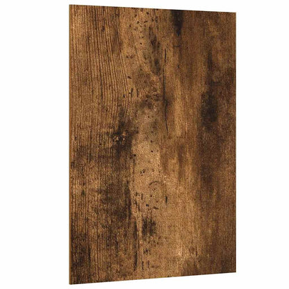 Decor Panels 12 pcs Smoked oak 15 x 21 x 0.3 cm Engineered wood