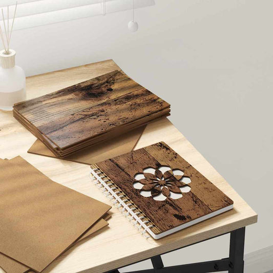 Decor Panels 12 pcs Old wood 15 x 21 x 0.3 cm Engineered wood