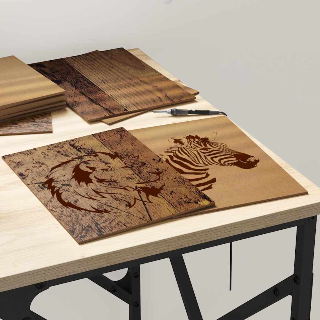 Decor Panels 50 pcs Old wood 15 x 21 x 0.3 cm Engineered wood