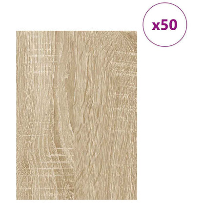 Decor Panels 50 pcs Sonoma oak 30 x 42 x 0.3 cm Engineered wood