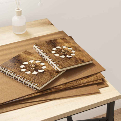 Decor Panels 12 pcs Smoked oak 30 x 42 x 0.3 cm Engineered wood