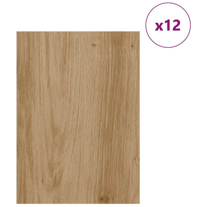 Decor Panels 12 pcs Artisan oak 30 x 42 x 0.3 cm