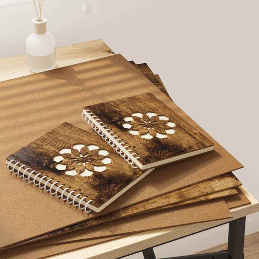 Decor Panels 50 pcs Smoked oak 40 x 60 x 0.3 cm Engineered wood
