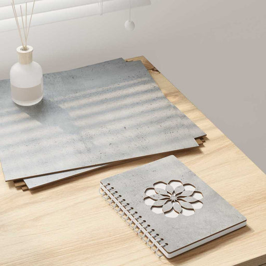 Decor Panels 50 pcs Concrete grey 30 x 30 x 0.3 cm