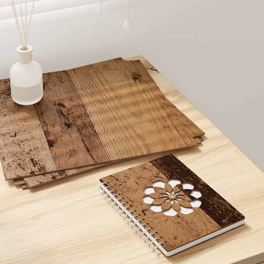 Decor Panels 12 pcs Old wood 30 x 30 x 0.3 cm Engineered wood