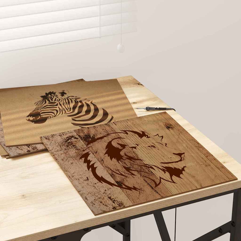 Decor Panels 12 pcs Old wood 30 x 30 x 0.3 cm Engineered wood