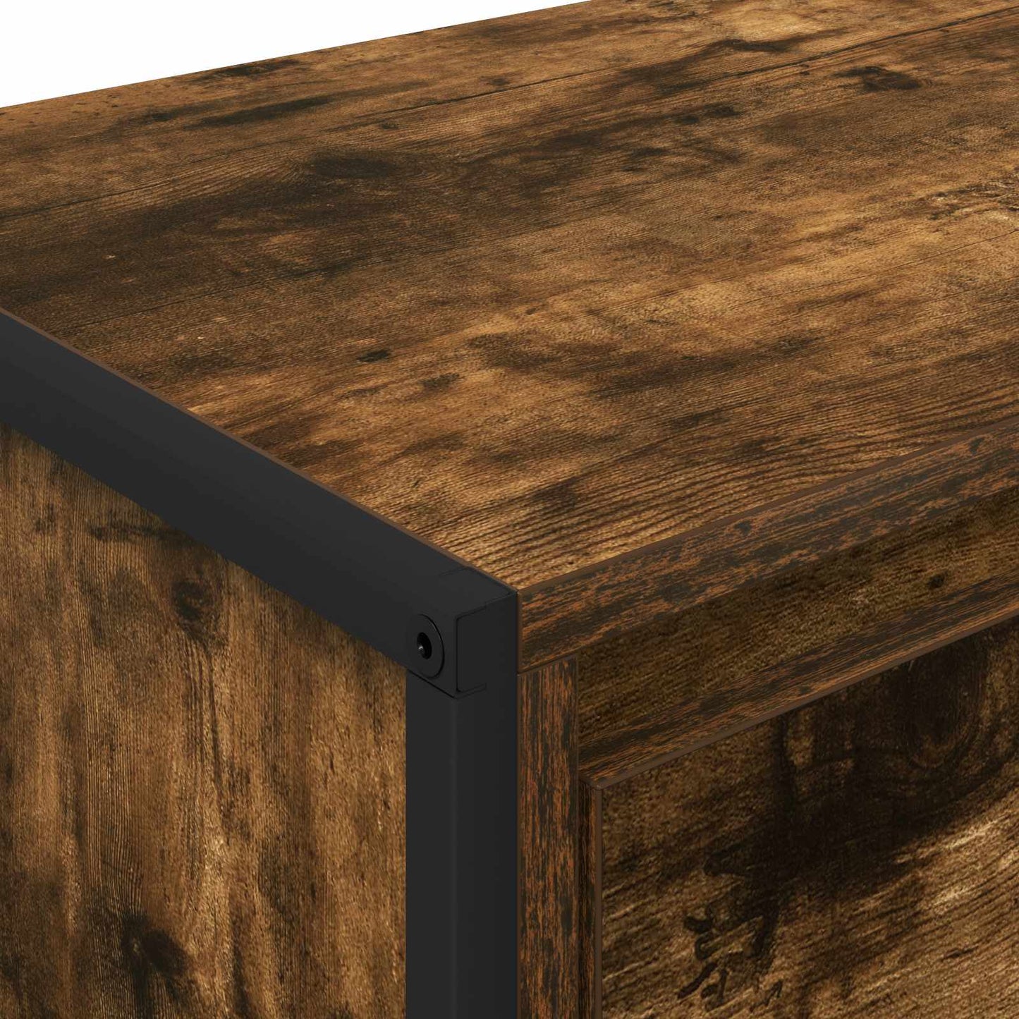 TV Cabinet Smoke Oak 100 x 36 x 49.5 cm Engineered Wood