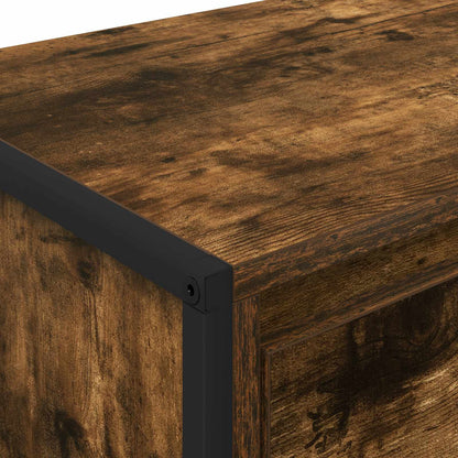 TV Cabinet Smoke Oak 100 x 36 x 49.5 cm Engineered Wood