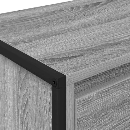 TV Cabinet Grey Sonoma 100 x 36 x 49.5 cm Engineered Wood