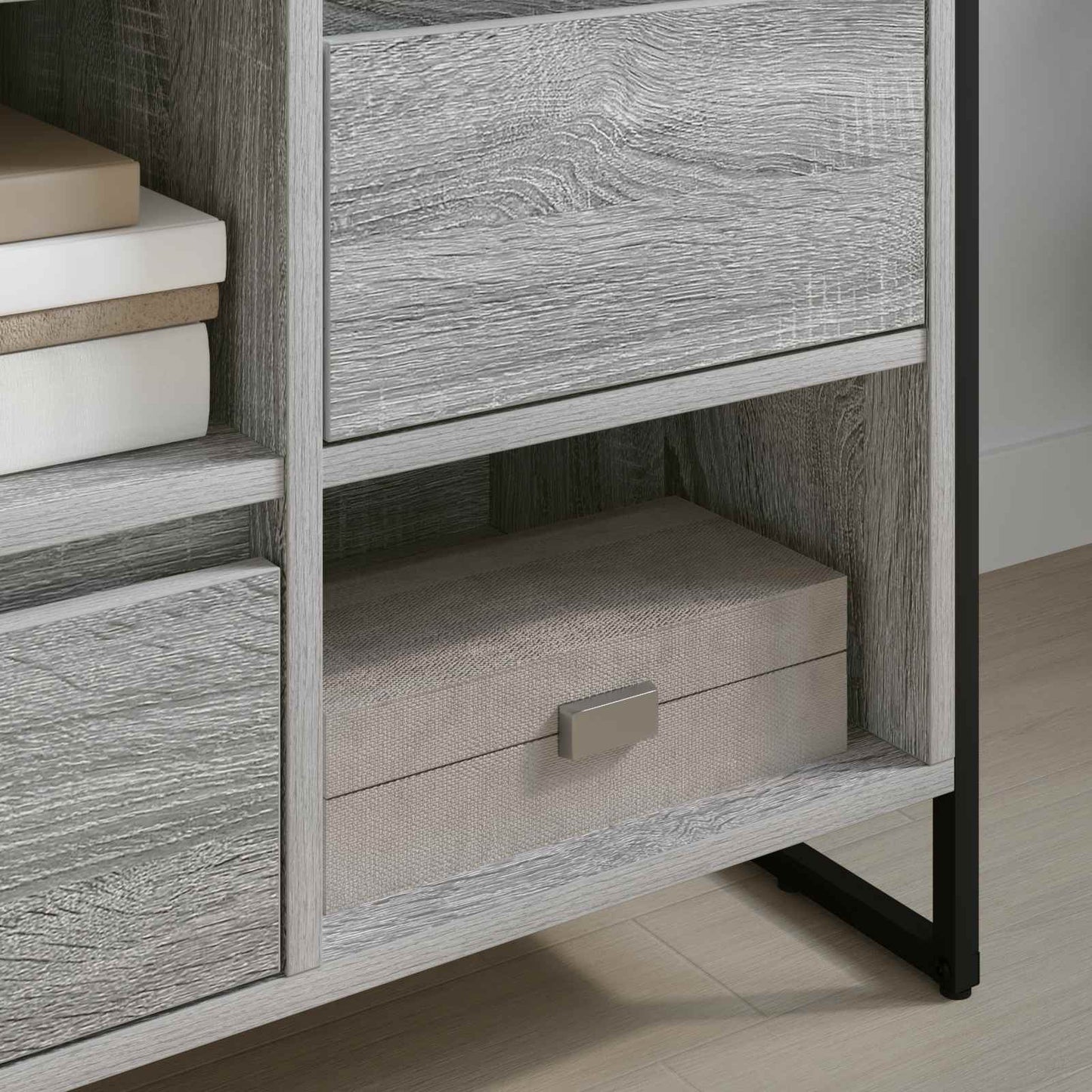 TV Cabinet Grey Sonoma 100 x 36 x 49.5 cm Engineered Wood