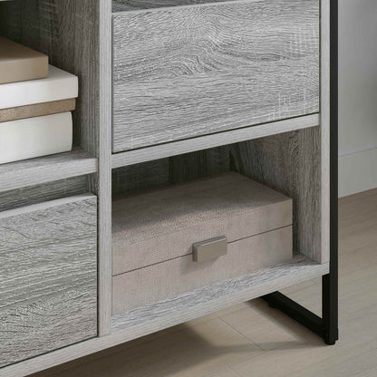TV Cabinet Grey Sonoma 100 x 36 x 49.5 cm Engineered Wood