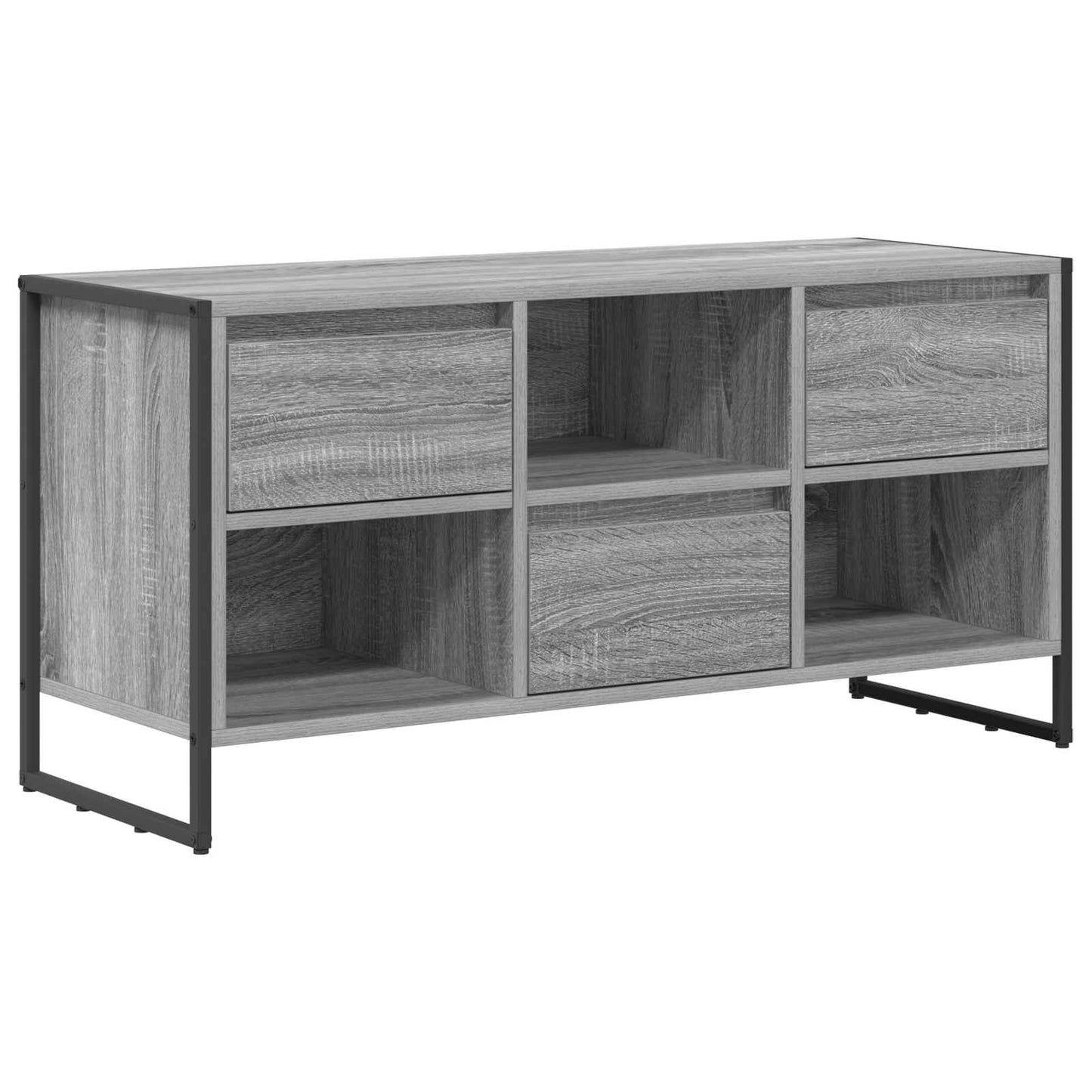 TV Cabinet Grey Sonoma 100 x 36 x 49.5 cm Engineered Wood