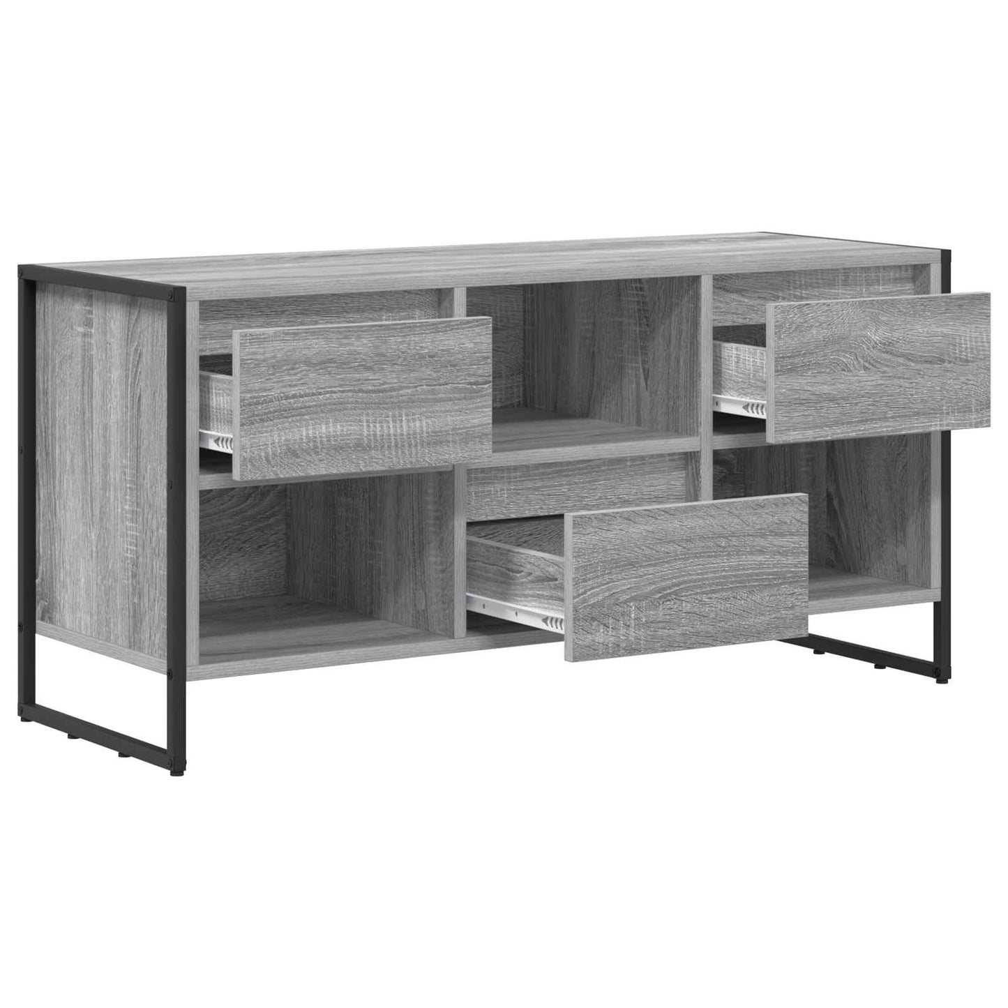 TV Cabinet Grey Sonoma 100 x 36 x 49.5 cm Engineered Wood