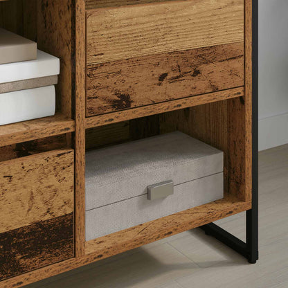 TV Cabinet Old Wood 100 x 36 x 49.5 cm Engineered Wood