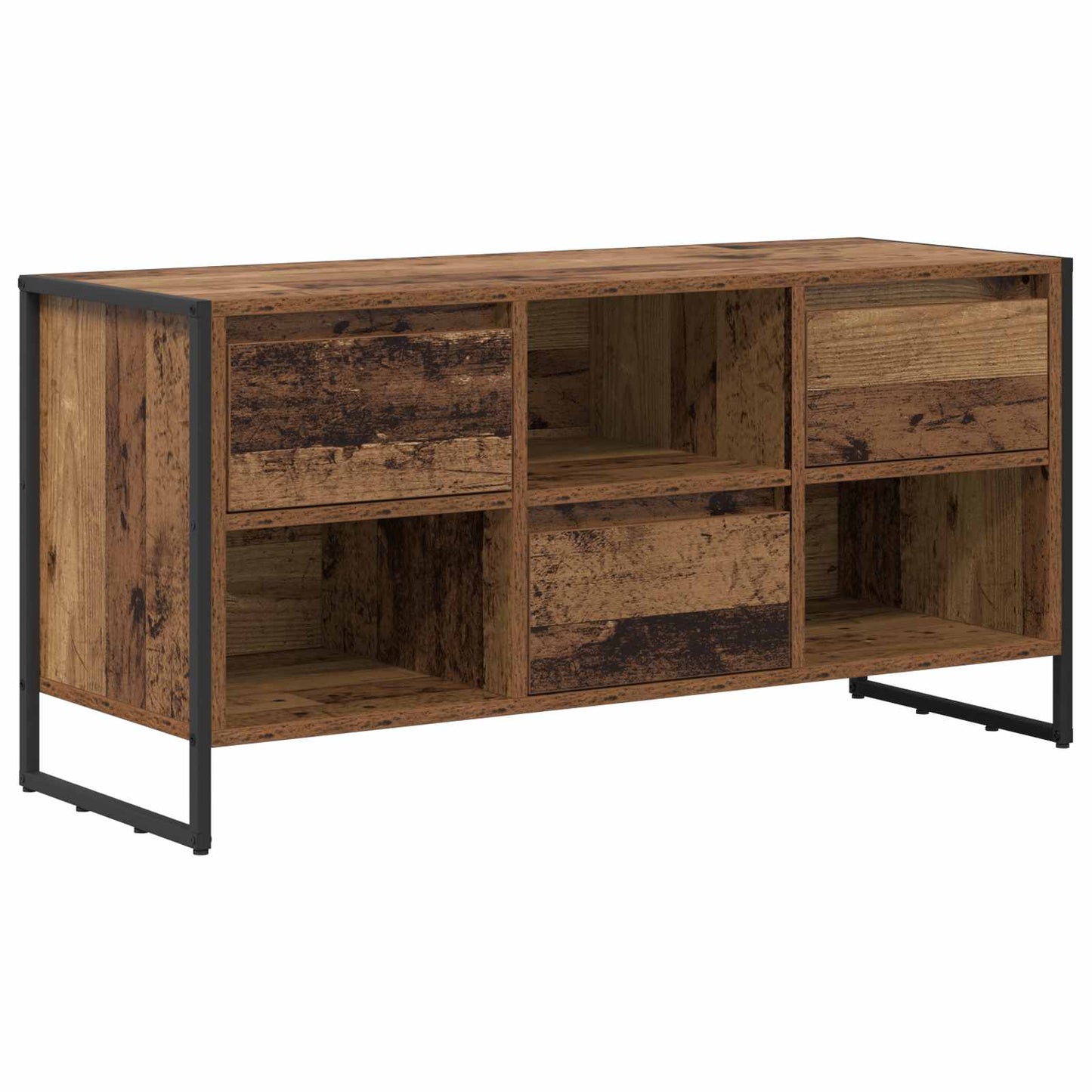 TV Cabinet Old Wood 100 x 36 x 49.5 cm Engineered Wood