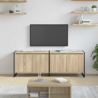 TV Cabinet Sonoma 140 x 36 x 49.5 cm Engineered Wood