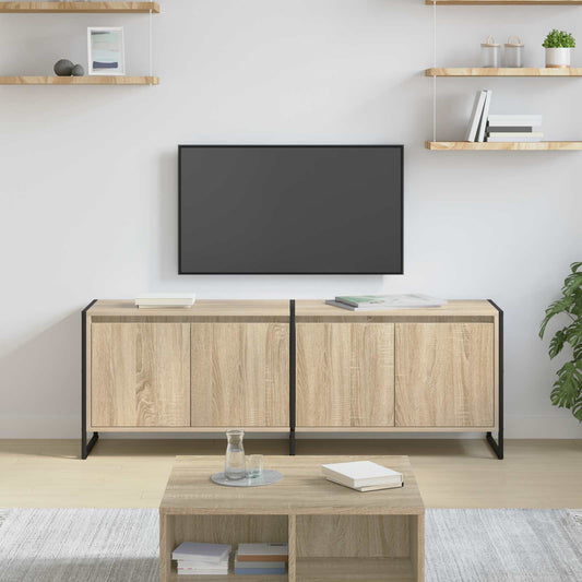 TV Cabinet Sonoma 140 x 36 x 49.5 cm Engineered Wood