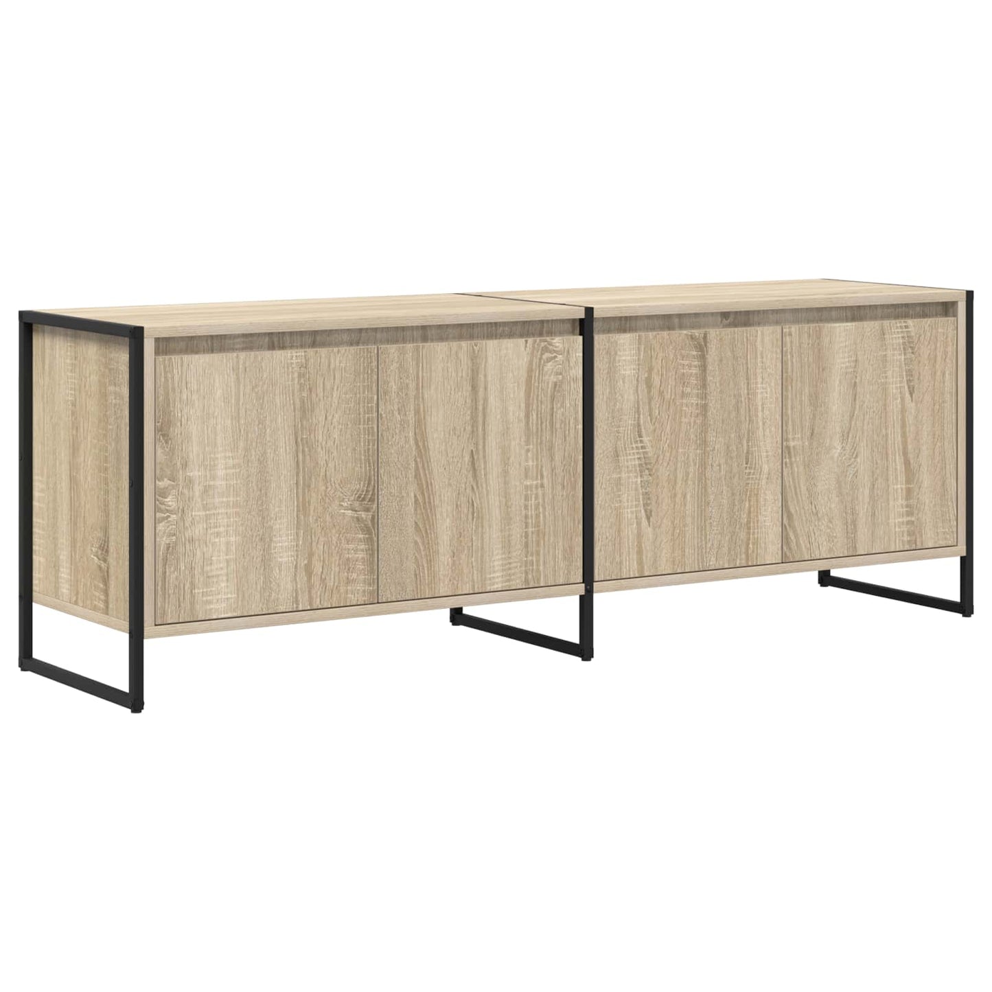 TV Cabinet Sonoma 140 x 36 x 49.5 cm Engineered Wood