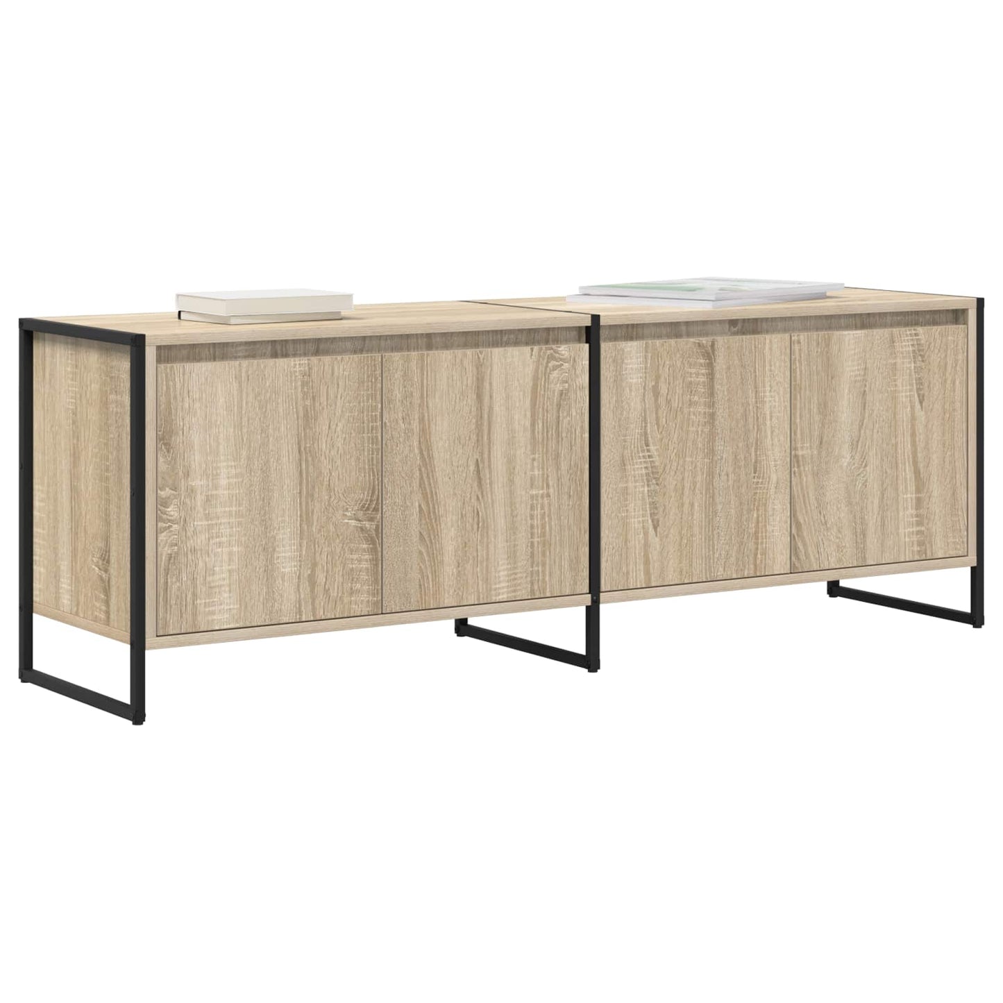 TV Cabinet Sonoma 140 x 36 x 49.5 cm Engineered Wood
