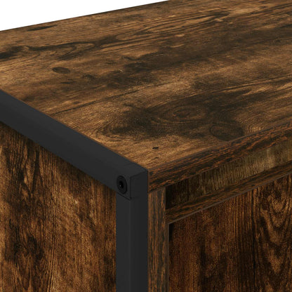 TV Cabinet Smoke Oak 140 x 36 x 49.5 cm Engineered Wood