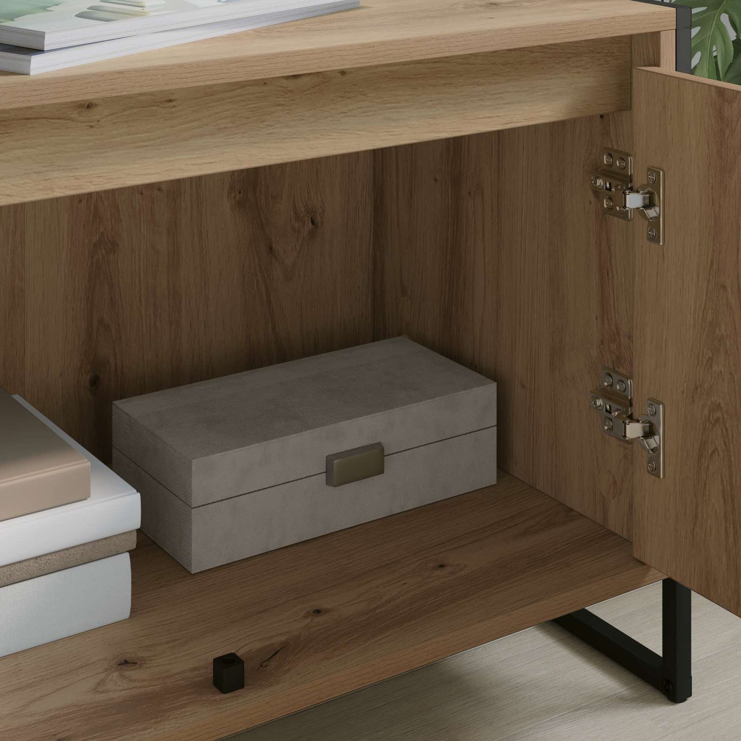 TV Cabinet Artisian Oak 140 x 36 x 49.5 cm Engineered Wood