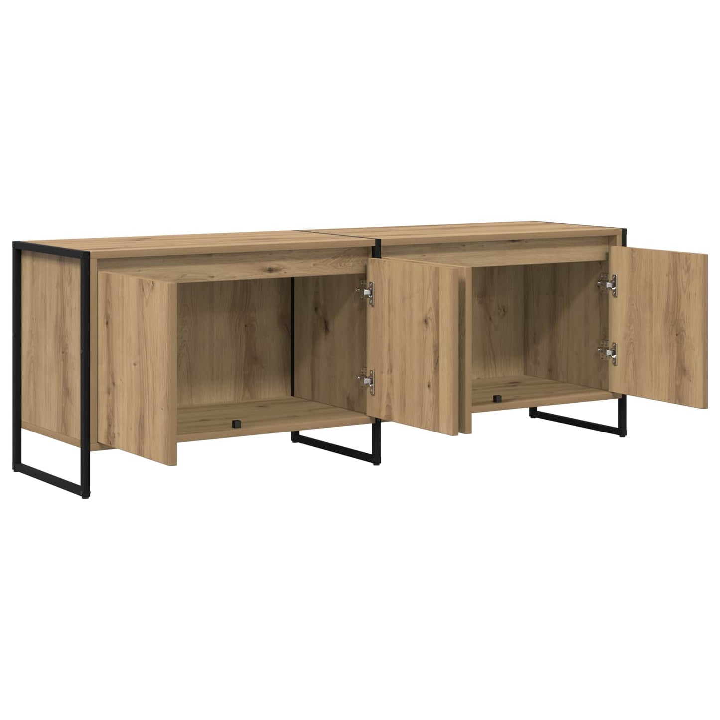 TV Cabinet Artisian Oak 140 x 36 x 49.5 cm Engineered Wood