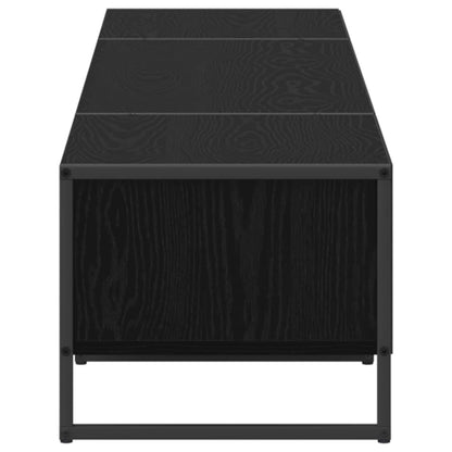 TV Cabinet Black Oak 170.5 x 36 x 30.5 cm Engineered Wood