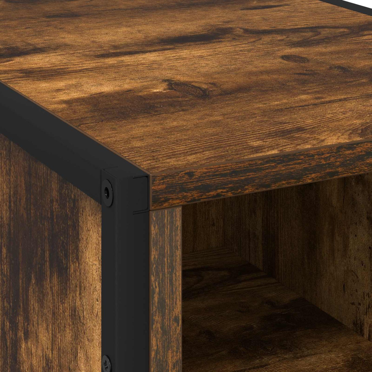 Bedside Table 2 pcs Smoke Oak 39.5 x 30 x 50 cm Engineered Wood