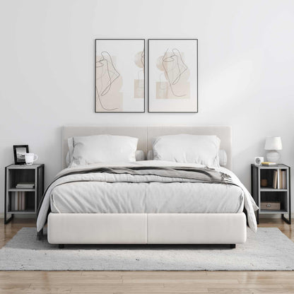 Bedside Table 2 pcs Grey Sonoma 39.5 x 30 x 50 cm