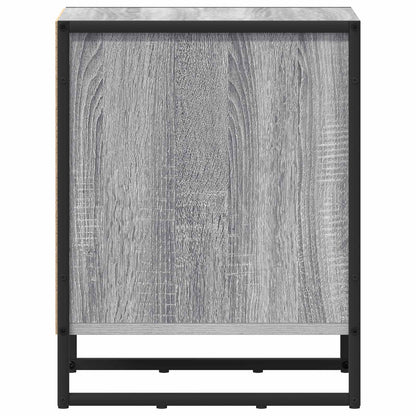 Bedside Table 2 pcs Grey Sonoma 39.5 x 30 x 50 cm