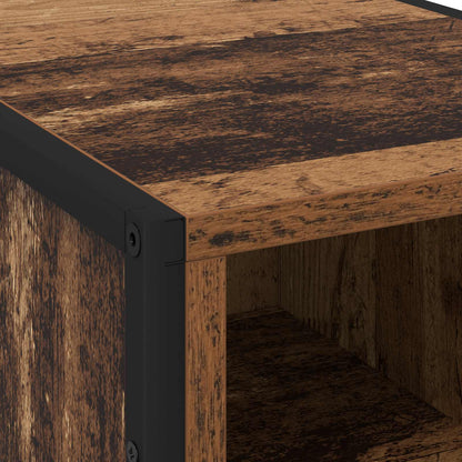 Bedside Table Old Wood 39.5 x 30 x 50 cm Engineered Wood