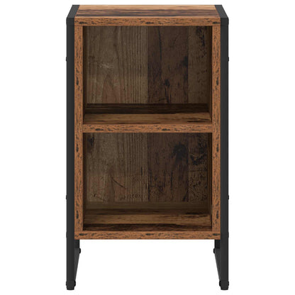 Bedside Table Old Wood 39.5 x 30 x 50 cm Engineered Wood