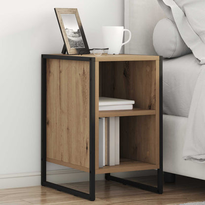 Bedside Table 2 pcs Artisian Oak 39.5 x 30 x 50 cm