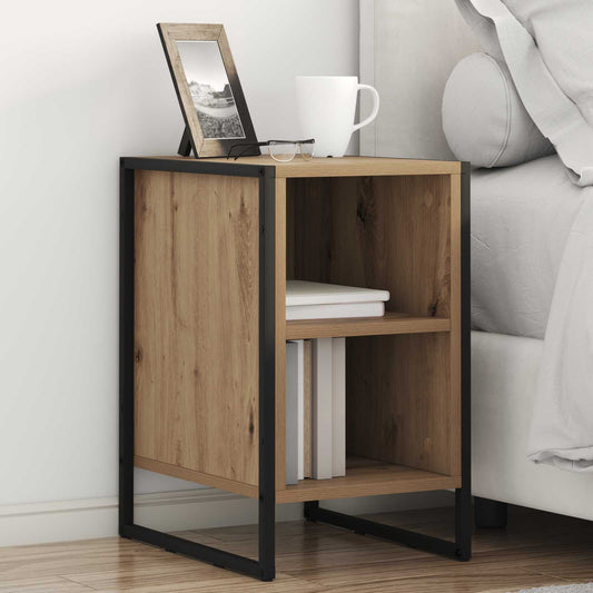 Bedside Table 2 pcs Artisian Oak 39.5 x 30 x 50 cm