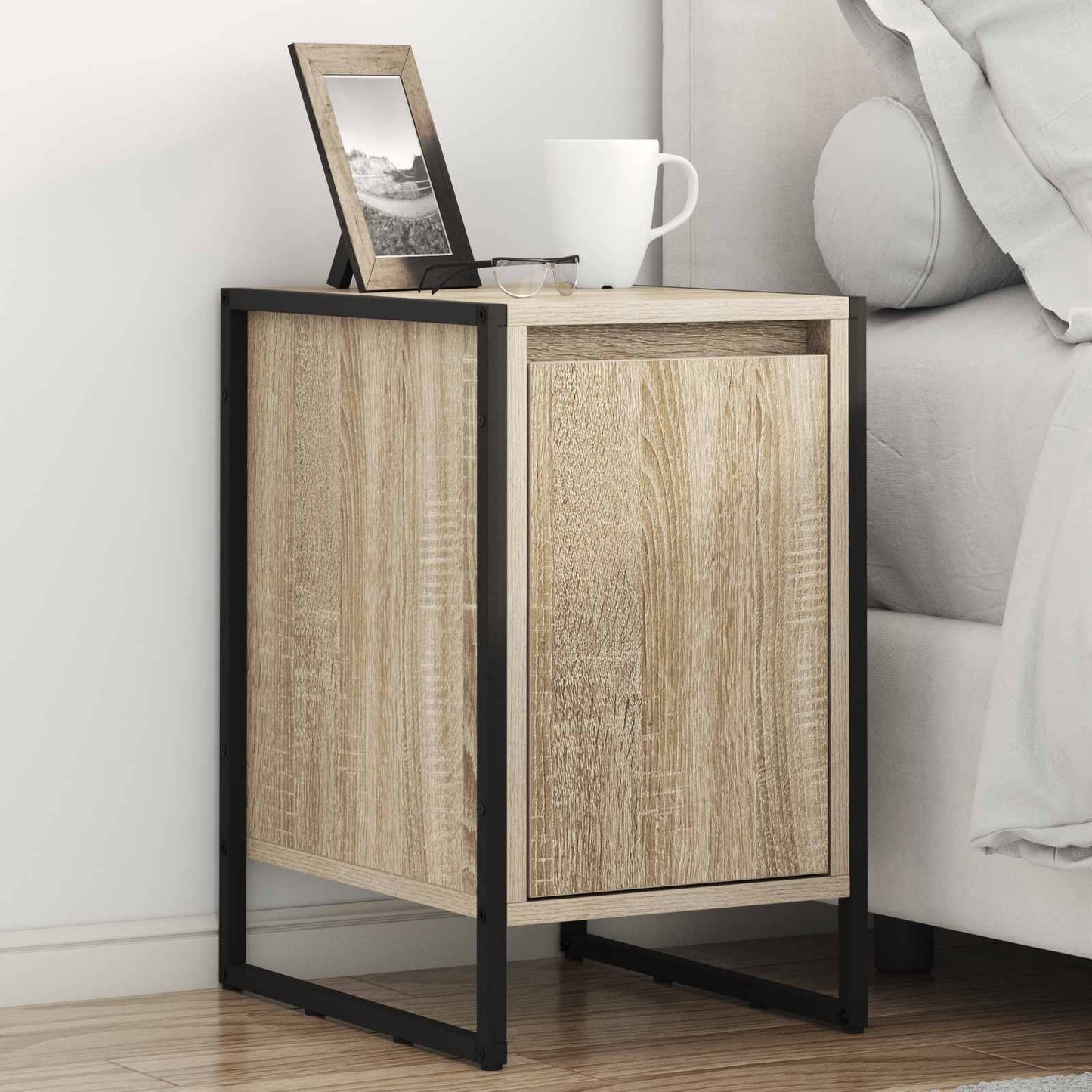 Bedside Table Sonoma 39.5 x 30 x 50 cm Engineered Wood