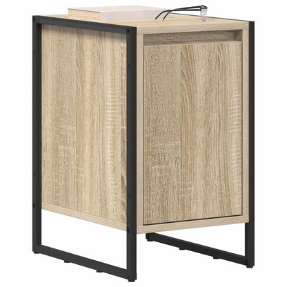 Bedside Table 2 pcs Sonoma 39.5 x 30 x 50 cm Engineered Wood