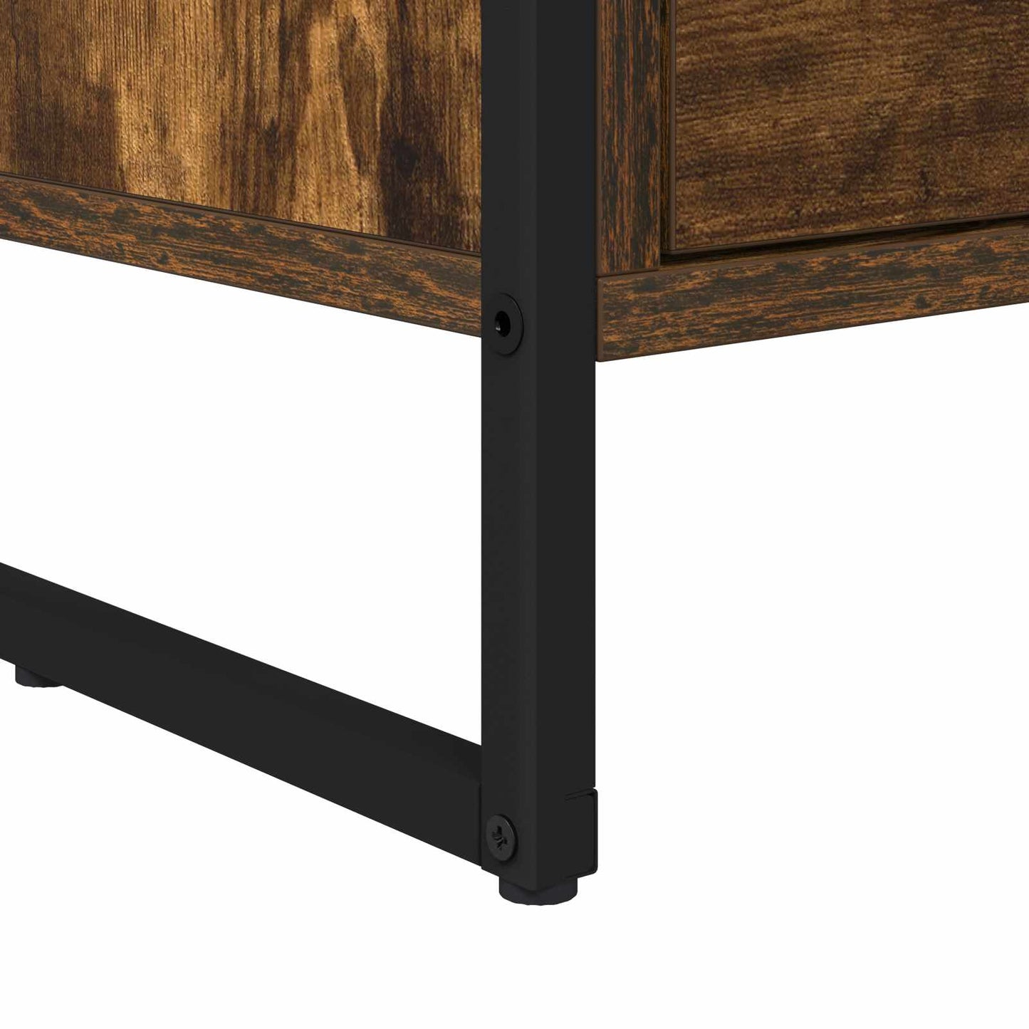 Bedside Table Smoke Oak 39.5 x 30 x 50 cm Engineered Wood