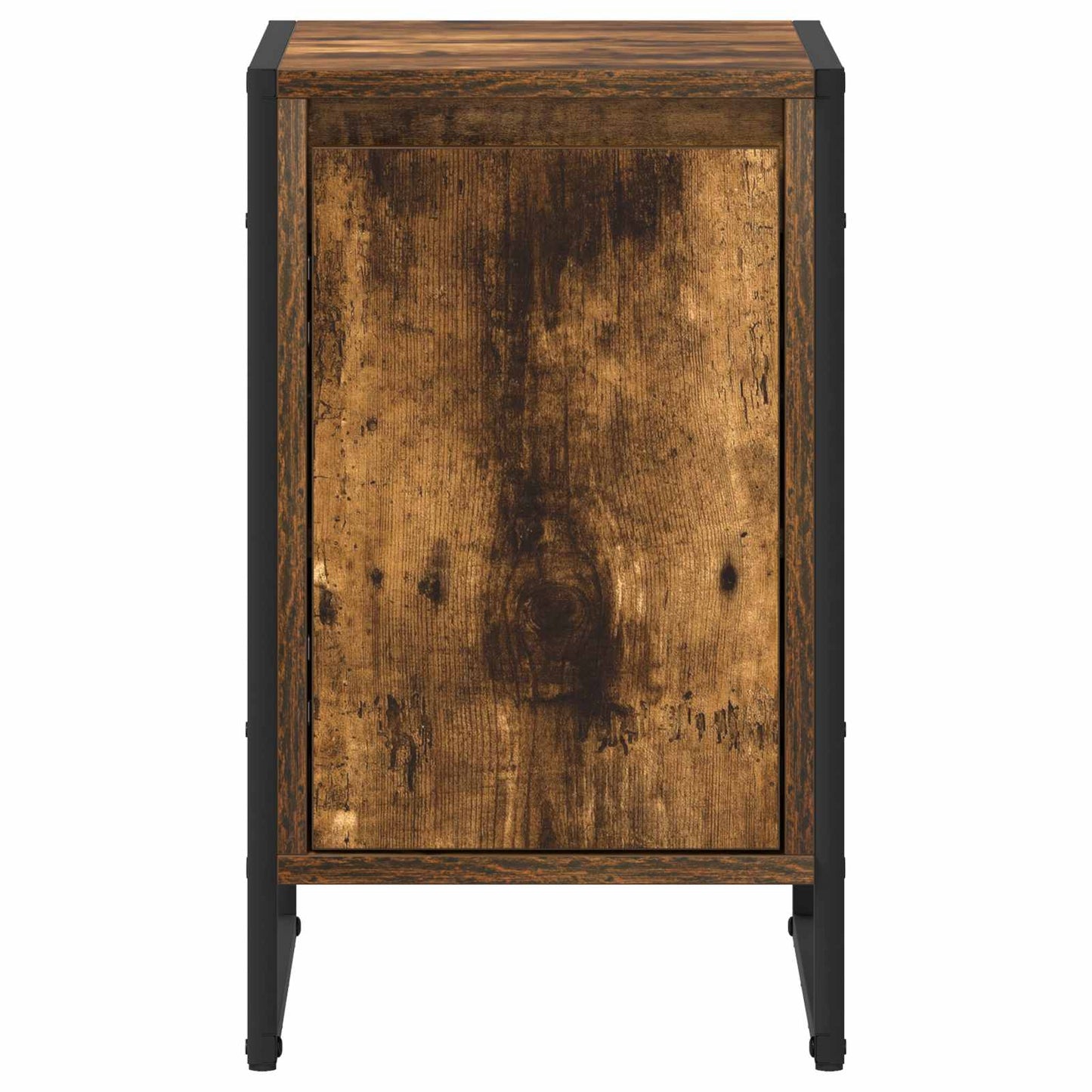 Bedside Table 2 pcs Smoke Oak 39.5 x 30 x 50 cm Engineered Wood