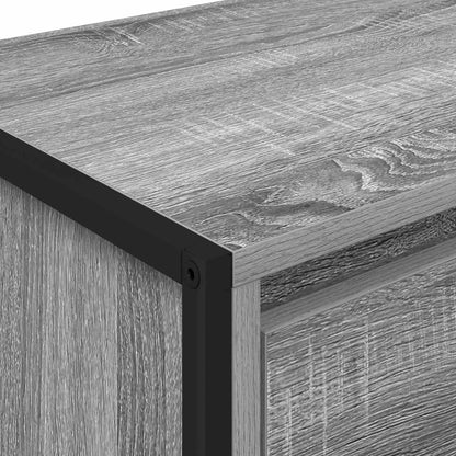 Bedside Table Grey Sonoma 39.5 x 30 x 50 cm Engineered Wood