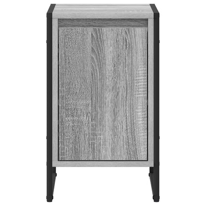 Bedside Table Grey Sonoma 39.5 x 30 x 50 cm Engineered Wood