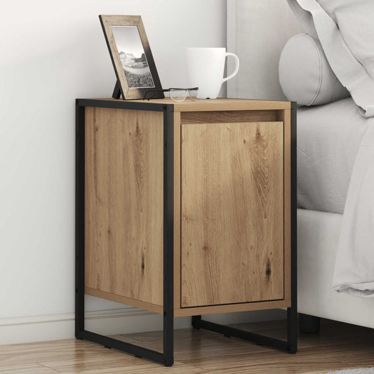 Bedside Table Artisian Oak 39.5 x 30 x 50 cm Engineered Wood
