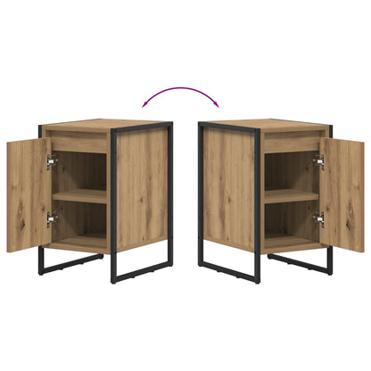 Bedside Table Artisian Oak 39.5 x 30 x 50 cm Engineered Wood