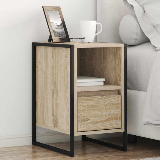 Bedside Table Sonoma 39.5 x 30 x 50 cm Engineered Wood