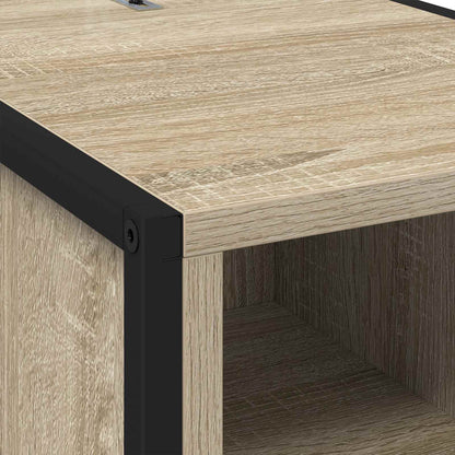 Bedside Table 2 pcs Sonoma 39.5 x 30 x 50 cm Engineered Wood