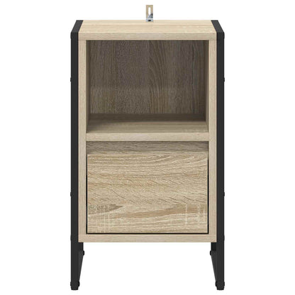 Bedside Table 2 pcs Sonoma 39.5 x 30 x 50 cm Engineered Wood
