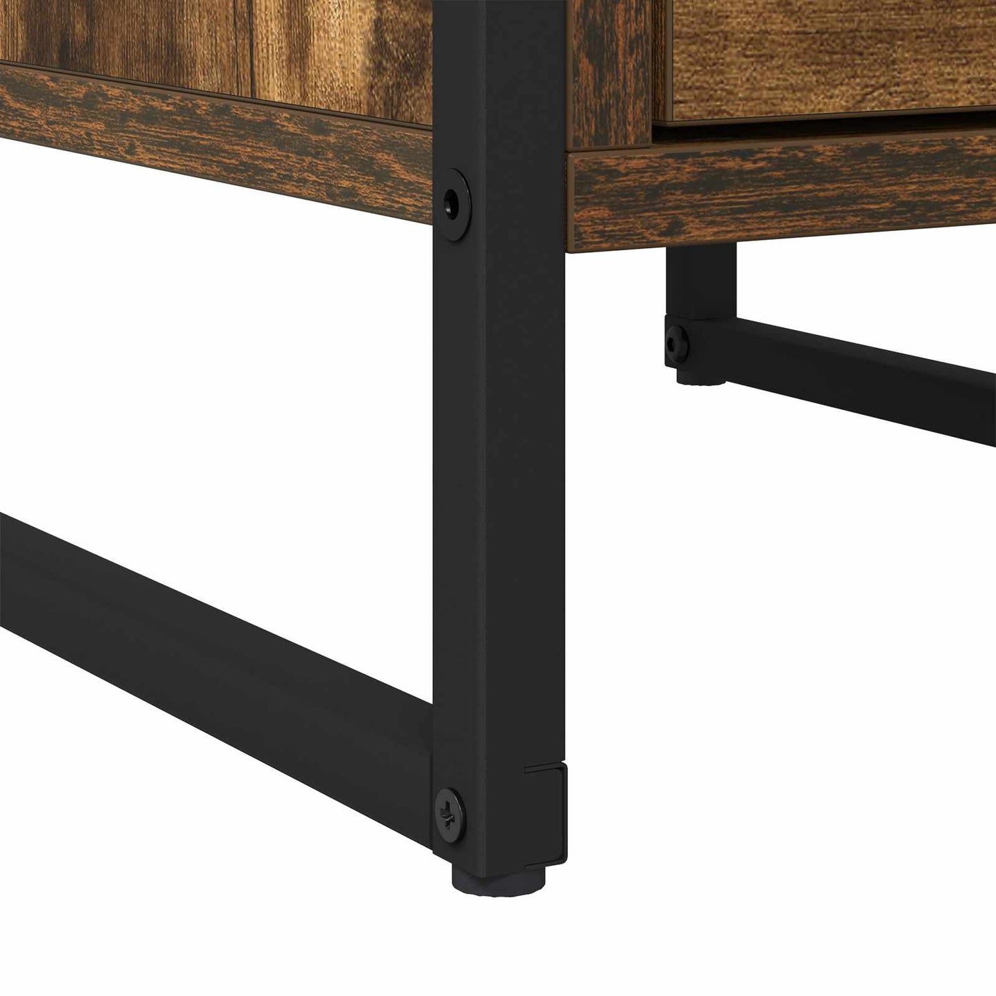 Bedside Table Smoke Oak 39.5 x 30 x 50 cm Engineered Wood