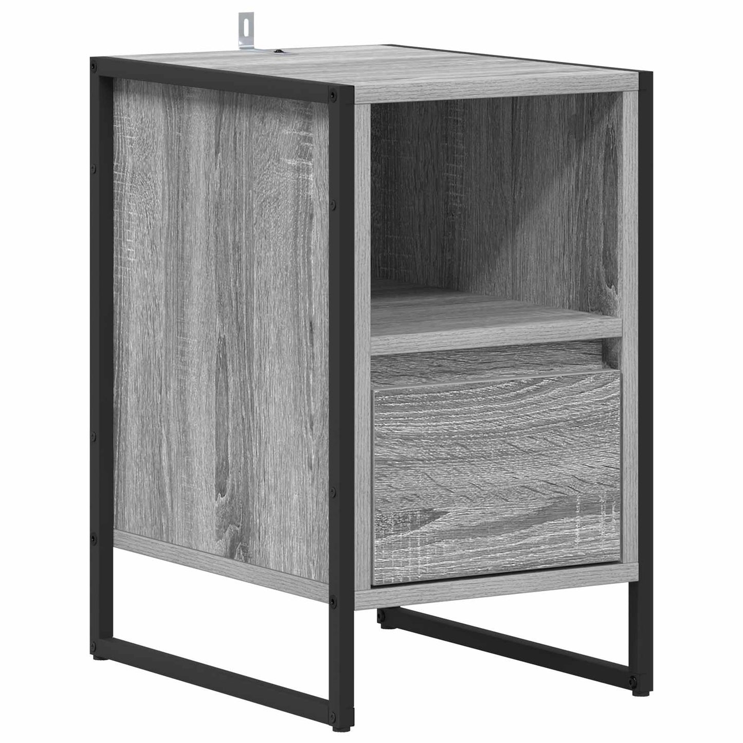 Bedside Table Grey Sonoma 39.5 x 30 x 50 cm Engineered Wood