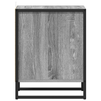 Bedside Table Grey Sonoma 39.5 x 30 x 50 cm Engineered Wood